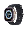 Apple Watch Ultra 49mm Uyumlu Alüminyum Kasa Cam Ekran Koruyucu - Mor Diğer