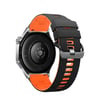 Apple Watch Ultra 49mm Uyumlu Minoc Kordon - Siyah-turuncu -