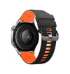 Apple Watch Ultra 49mm Uyumlu Minoc Kordon - Siyah-turuncu -
