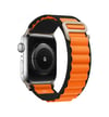 Apple Watch Ultra 49mm Uyumlu Mountain Kordon - Siyah-turuncu -