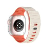 Apple Watch Ultra 49mm Uyumlu Wowen Kordon - Beyaz-turuncu -