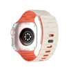 Apple Watch Ultra 49mm Uyumlu Wowen Kordon - Beyaz-turuncu -