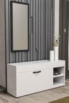 Ayakkabılık Dolabı Beyaz 90 Cm Çok Renkli