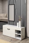 Ayakkabılık Dolabı Beyaz 90 Cm Çok Renkli