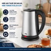 Çelik Kettle Su Isıtıcısı Kablosuz Kullanım 1.8lt 360 Derece Dönebilme Otomatik Kapanma Sk-8026 Çok Renkli