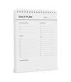 Daily Planner, Tarihsiz Günlük Masaüstü Planlayıcı, Spiralli,15 23 Çok Renkli