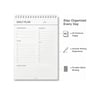 Daily Planner, Tarihsiz Günlük Masaüstü Planlayıcı, Spiralli,15 23 Çok Renkli