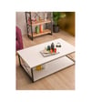 Double Orta Sehpa Beyaz 90x50 Cm Çok Renkli