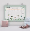 Haftalık, Günlük Planlayıcı Set - 50 Sayfa Tarihsiz Masaüstü Planner - Gençler, Kızlar, Yetişkinler İçin To Do List - 3 Parça - Green Serisi Çok Renkli