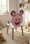 Happy Face Çocuk Sandalyesi Pembe Çok Renkli