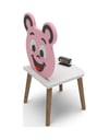 Happy Face Çocuk Sandalyesi Pembe Çok Renkli