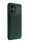 Honor 400 Uyumlu Kılıf Auto Focus Karbon Kapak - Koyu Yeşil Belirtilmemiş