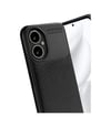 Honor 400 Uyumlu Kılıf Auto Focus Karbon Kapak - Siyah Belirtilmemiş