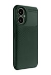 Honor 400 Uyumlu Kılıf Auto Focus Karbon Kapak - Koyu Yeşil Belirtilmemiş