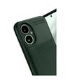 Honor 400 Uyumlu Kılıf Auto Focus Karbon Kapak - Koyu Yeşil Belirtilmemiş