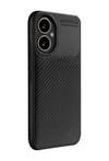 Honor 400 Uyumlu Kılıf Auto Focus Karbon Kapak - Siyah Belirtilmemiş