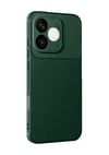 Huawei Honor 600 Lite Uyumlu Auto Focus Karbon Kapak - Koyu Yeşil Belirtilmemiş