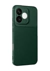 Huawei Honor 600 Lite Uyumlu Auto Focus Karbon Kapak - Koyu Yeşil Belirtilmemiş