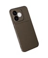 Huawei Honor 600 Lite Uyumlu Auto Focus Karbon Kapak - Kahverengi Belirtilmemiş