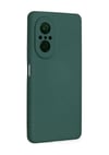 Huawei Nova 9 Se Uyumlu Kılıf Nano İçi Kadife Silikon - Koyu Yeşil Belirtilmemiş
