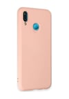 Huawei P20 Lite Kılıf Nano İçi Kadife Silikon - Pudra 0.2M-Çok Renkli