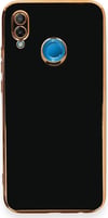 Huawei P20 Lite Uyumlu Kılıf Volet Silikon - Siyah Belirtilmemiş