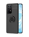 Huawei P40 Pro Uyumlu Kılıf Range Yüzüklü Silikon - Siyah Belirtilmemiş