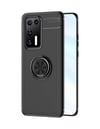 Huawei P40 Uyumlu Kılıf Range Yüzüklü Silikon - Siyah Belirtilmemiş