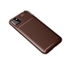 Huawei Y5p Uyumlu Kılıf Auto Focus Karbon Kapak - Kahverengi Belirtilmemiş