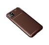 Huawei Y5p Uyumlu Kılıf Auto Focus Karbon Kapak - Kahverengi Belirtilmemiş
