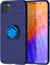Huawei Y5p Uyumlu Kılıf Range Yüzüklü Silikon - Mavi Belirtilmemiş