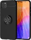 Huawei Y5p Uyumlu Kılıf Range Yüzüklü Silikon - Siyah Belirtilmemiş