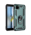 Huawei Y5p Uyumlu Kılıf Sofya Yüzüklü Silikon Kapak - Yeşil Belirtilmemiş
