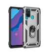 Huawei Y6p Uyumlu Kılıf Sofya Yüzüklü Silikon Kapak - Gümüş Belirtilmemiş