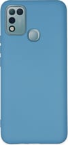İnfinix Hot 10 Play Uyumlu Kılıf Nano İçi Kadife Silikon - Mavi Belirtilmemiş