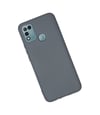 İnfinix Hot 10 Play Uyumlu Kılıf Nano İçi Kadife Silikon - Gri Belirtilmemiş