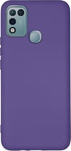 İnfinix Hot 10 Play Uyumlu Kılıf Nano İçi Kadife Silikon - Mor Belirtilmemiş