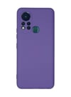 İnfinix Hot 11s Uyumlu Kılıf Nano İçi Kadife Silikon - Mor Belirtilmemiş