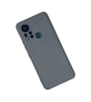 İnfinix Hot 11s Uyumlu Kılıf Nano İçi Kadife Silikon - Gri Belirtilmemiş