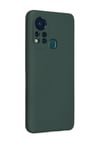 İnfinix Hot 11s Uyumlu Kılıf Nano İçi Kadife Silikon - Koyu Yeşil Belirtilmemiş