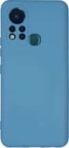 İnfinix Hot 11s Uyumlu Kılıf Nano İçi Kadife Silikon - Mavi Belirtilmemiş
