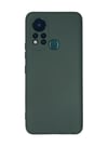 İnfinix Hot 11s Uyumlu Kılıf Nano İçi Kadife Silikon - Koyu Yeşil Belirtilmemiş