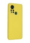 İnfinix Hot 11s Uyumlu Kılıf Nano İçi Kadife Silikon - Sarı Belirtilmemiş