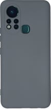 İnfinix Hot 11s Uyumlu Kılıf Nano İçi Kadife Silikon - Gri Belirtilmemiş