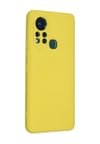 İnfinix Hot 11s Uyumlu Kılıf Nano İçi Kadife Silikon - Sarı Belirtilmemiş