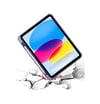 İpad 2022 10.9 10.nesil Kılıf Kalemlikli Mars Tablet Kılıfı - Lavender Arka Kapak Lacivert