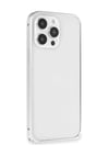 Joko Apple Uyumlu iPhone 15 Pro Max Uyumlu Metal Bumper Mat Kapak - Gümüş Belirtilmemiş