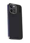 Joko Apple Uyumlu iPhone 15 Pro Uyumlu Kılıf Aramid 600d Kevlar Karbon Fiber Magsafe Kapak - Lacivert Belirtilmemiş