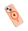 Joko Apple Uyumlu iPhone 15 Uyumlu Pc Blank Magsafe Kapak - Turuncu Belirtilmemiş