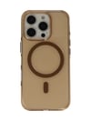 Joko Apple Uyumlu iPhone 16 Pro Max Uyumlu Gleam Pc Sert Magsafe Kılıf - Şeffaf-gold Belirtilmemiş